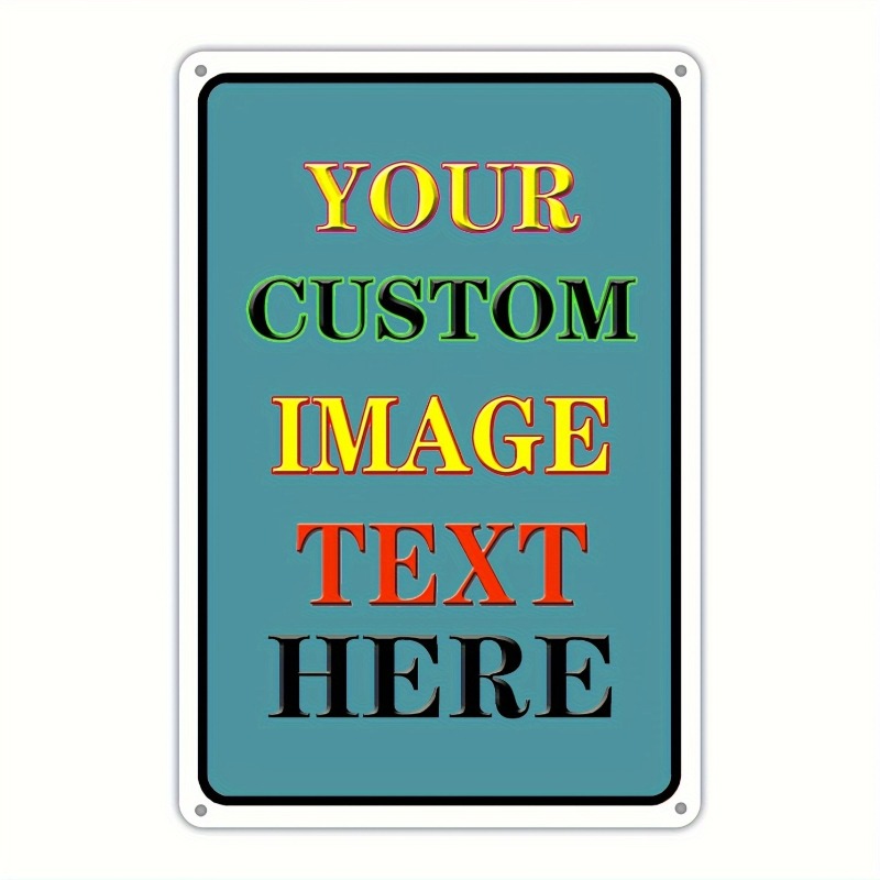 Vintage Collectible Plates - لوحة حديدية مستطيلة مخصصة بصورة شخصية،