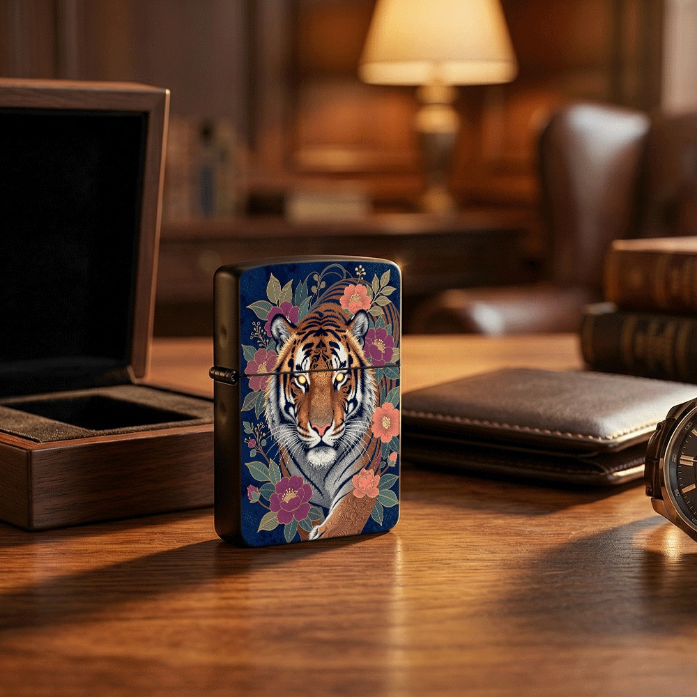ولاعة قابلة للطي بتصميم النمر  - مراجعة Vintage Collectible Lighters وسعره