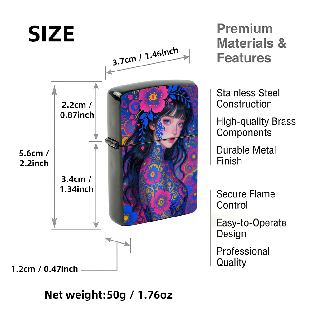 ولاعة بغطاء قابل للفتح، نقوش ز - مراجعة Vintage Collectible Lighters وسعره