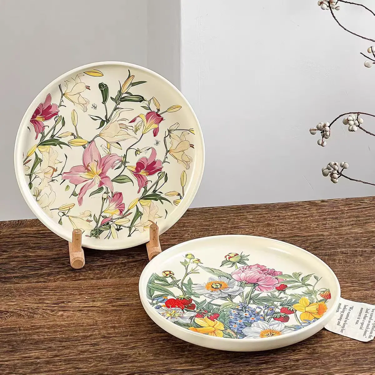 طبق سيراميك زهري رومانسي مبتكر - مراجعة Vintage Collectible Dishes وسعره
