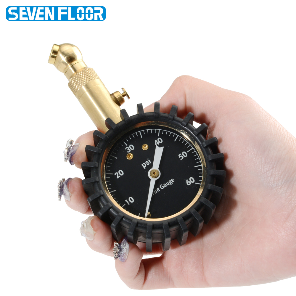 مقياس ضغط الإطارات 0-60 رطل لك - مراجعة Analog Meter Gauge وسعره