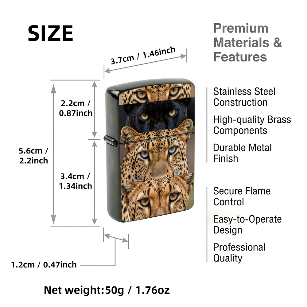 ولاعة بغطاء قابل للفتح بنقشة ف - مراجعة Vintage Collectible Lighters وسعره