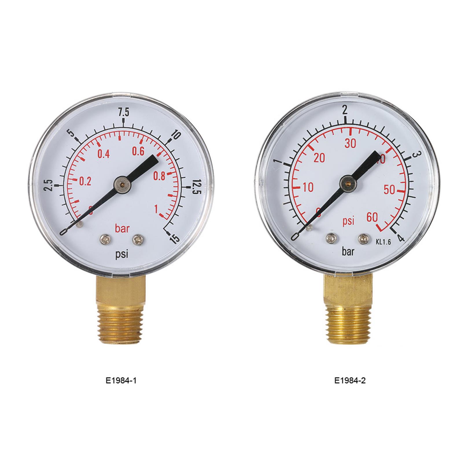 50 مللي متر بركة تصفية ضغط الم - مراجعة Analog Meter Gauge وسعره