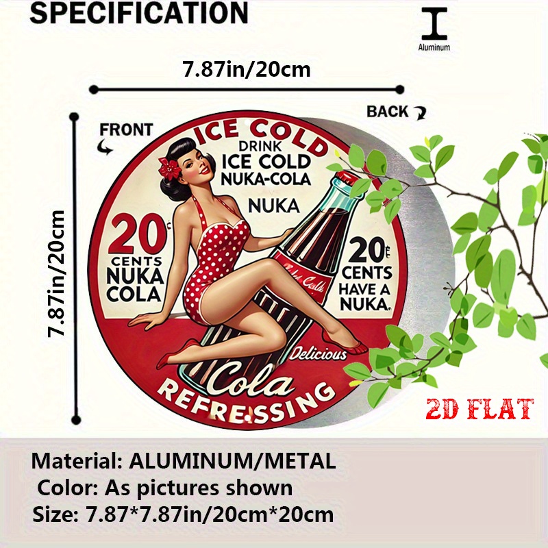 2D شقة، 1PC ريترو دبوس متابعة  - مراجعة Vintage Collectible Plates وسعره