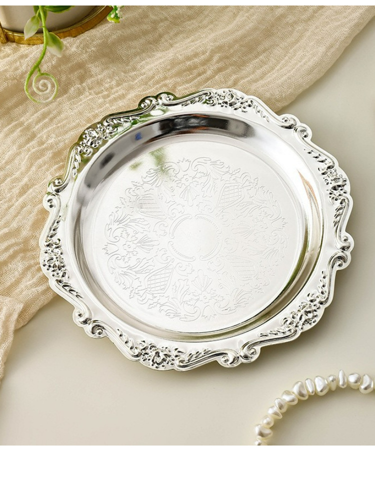 صينية معدنية عتيقة منقوشة فاخر - مراجعة Vintage Collectible Dishes وسعره