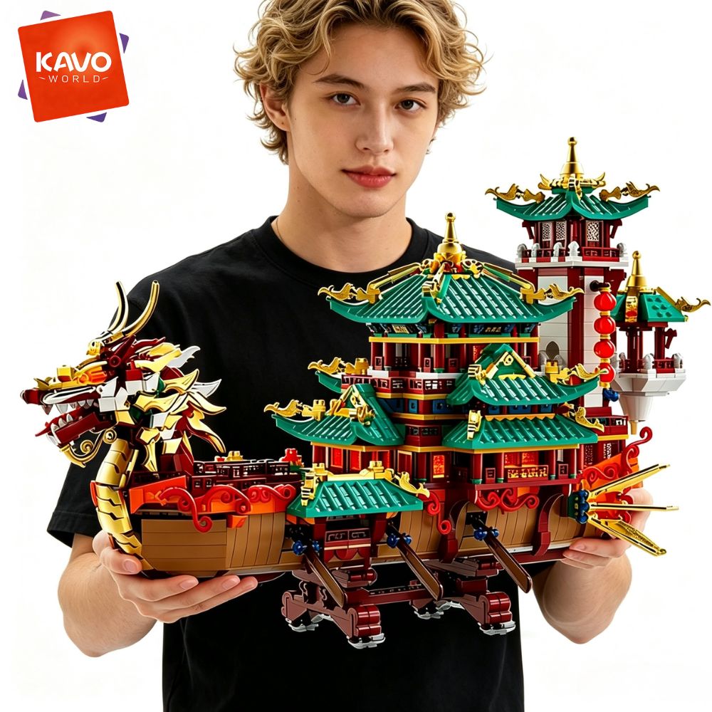 KAVOWORLD 2453 قطعة مكعبات بنا - مراجعة Vintage Toys Collector وسعره