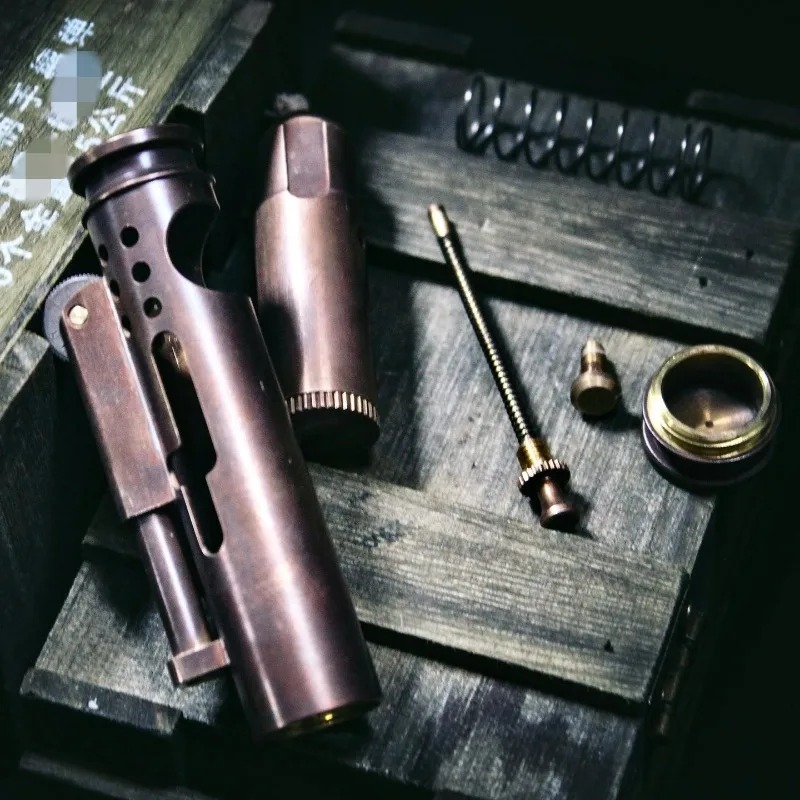 ولاعة كيروسين نحاسية نقية مصنو - مراجعة Vintage Collectible Lighters وسعره